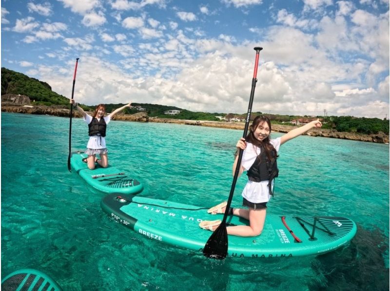 【宮古島/1.5時間】半額以下のOPENセール中！☆当日予約OK☆人気絶景ビーチSUPクルージング《写真データ無料プレゼント》の紹介画像