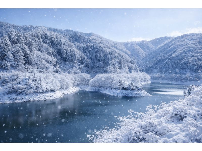 【若狭・熊川】冬の湖畔でスノーシュー体験《カップラーメン付き・手ぶらOK》の紹介画像