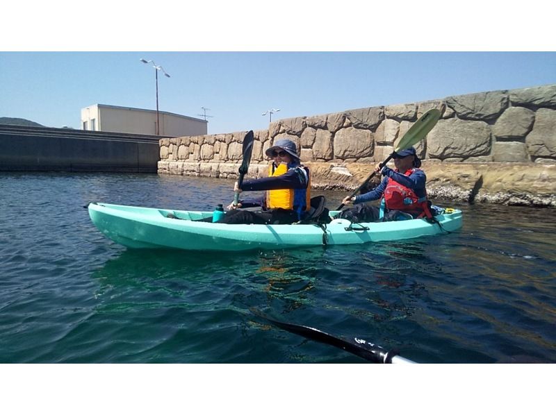 【淡路島】カヤック体験 75分 ツアー！丁寧なレクチャーで初心者も安心♪レンタル&シャワー無料、写真無料、ご家族・女性や団体様にも人気！の紹介画像