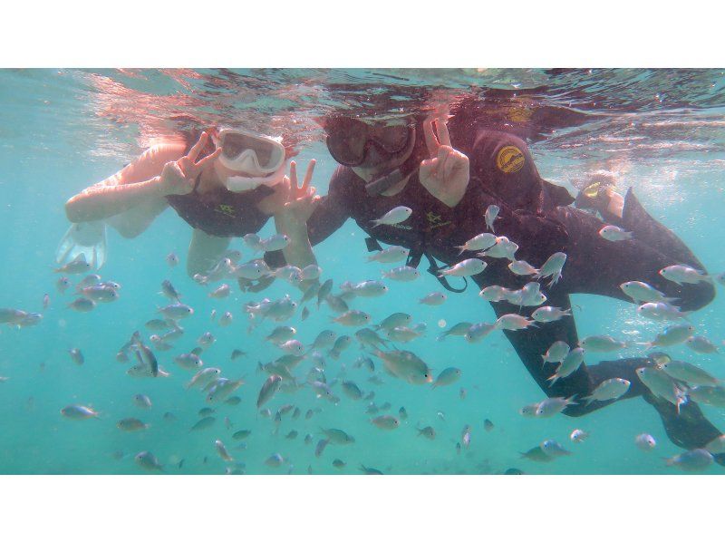 【沖縄・ジョン万ビーチ】&ldquo;冬季限定&rdquo;ガイド完全貸切制☆ウミガメに会える？ビーチシュノーケル体験！高画質カメラの写真プレゼント！の紹介画像