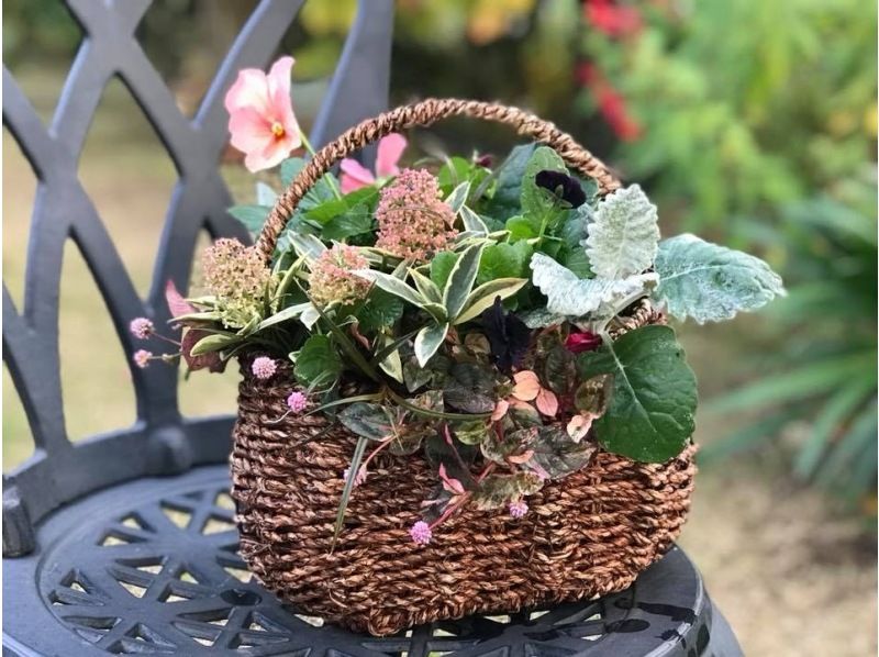 【秋田縣由利本莊】像插花一樣體驗植物採集！ <入門課程>含午餐和甜點套餐♪の紹介画像