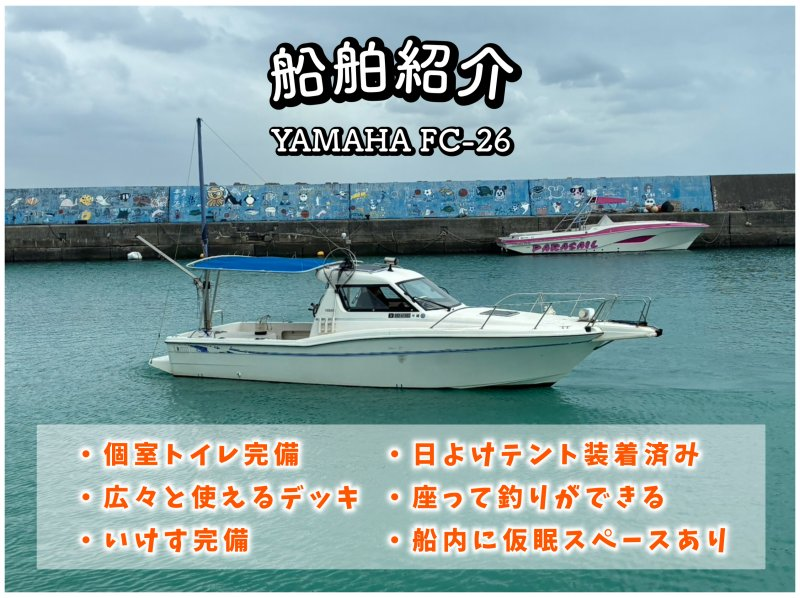 【沖縄・石垣島】初心者・ファミリー・カップル大歓迎！沖縄で楽しむトロピカルフィッシング！半日泳がせ釣りツアー【AM・PM／１日２回開催】の紹介画像