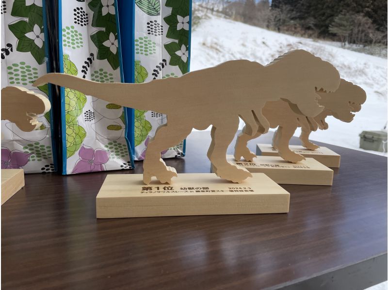 [Akita Prefecture, Mitane Town] Snow Tyrannosaurus Race in Sozaburo Numa Parkの紹介画像