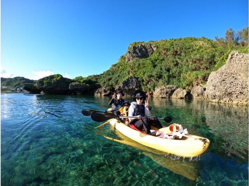 【漕ぐ・潜る。自分の好きを見つけよう】 貸切・青の洞窟ダイビング &times; 貝殻サンゴの浜シーカヤック 口コミと紹介で選ばれていますの紹介画像