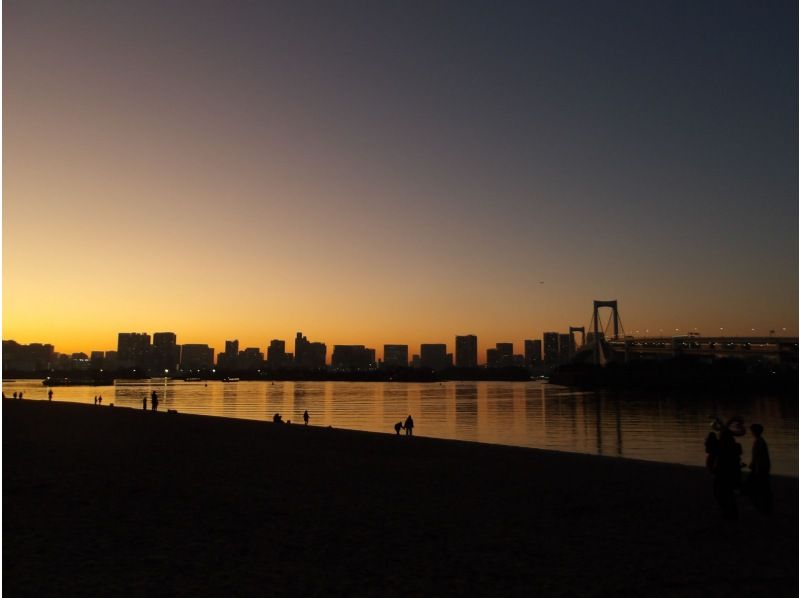 【東京・港区】5/31（日）開催！レインボーブリッジ夜景ウォーク＆お台場ビーチヨガ体験 集合場所:ゆりかもめお台場海浜公園駅の紹介画像