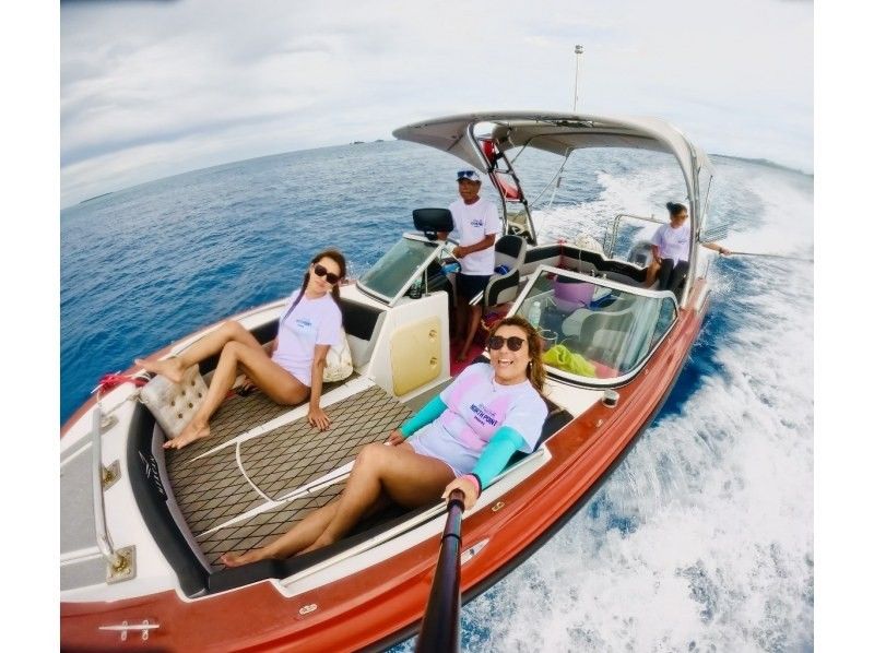 【沖縄・伊平屋島/半日】クルーズボート・スキンダイビング（3時間☆満喫プラン）☆少人数制・おひとり様OK☆《送迎無料》水中動画データ無料！の紹介画像