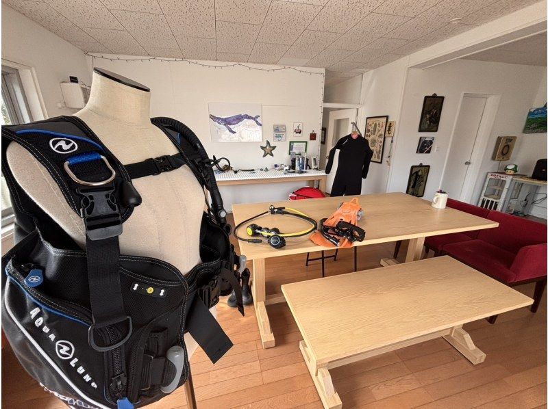 【沖縄・読谷村】ダイビング講習期間中２名様まで講習日前日から宿泊無料！！PADIオープンウォーターライセンス講習プランの紹介画像