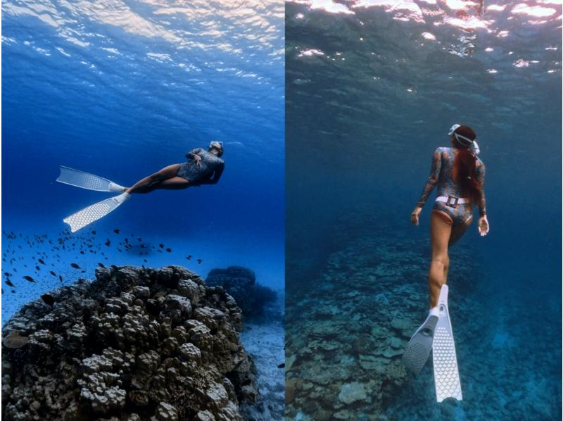 【沖縄・伊平屋島】1組貸切りジェットスキーで行くスキンダイビングツアー（90分コース）おひとり様・当日予約OK《送迎無料》動画データ無料！の紹介画像