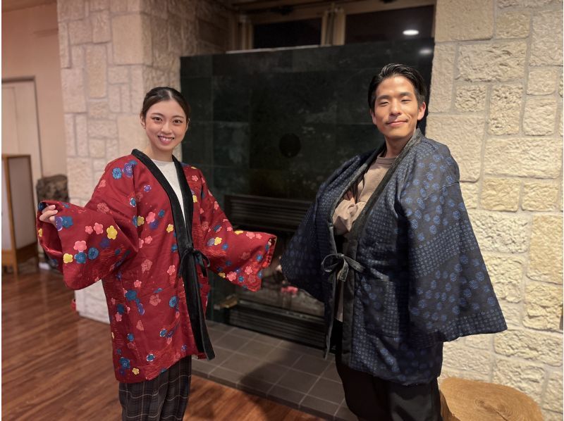 【秋田・角館・田沢湖】どんぶく貸し出し＋昔遊び体験＋お食事（秋田錦牛のすきやき重）＋温泉入浴の紹介画像