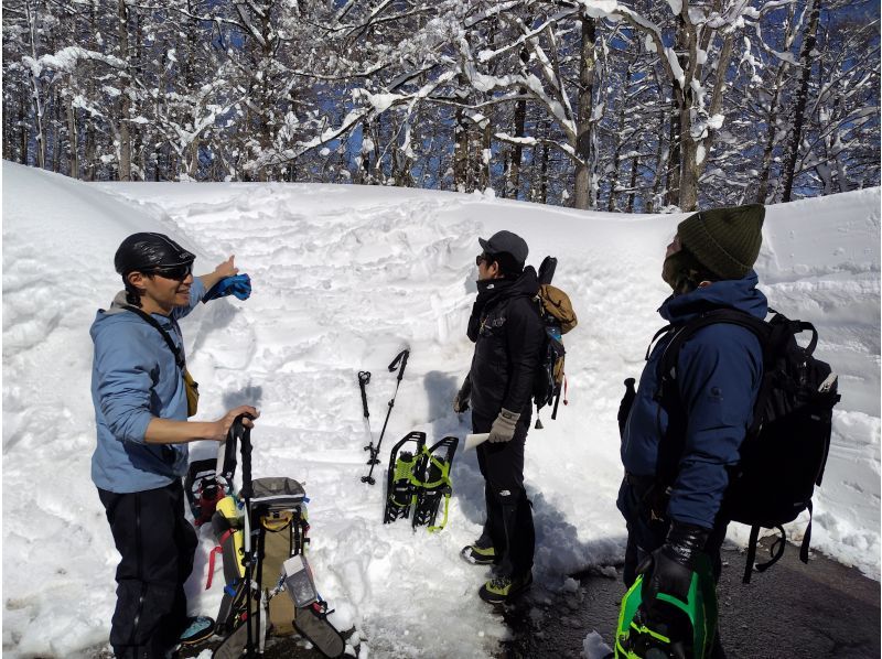 Nagano Iiyama: Snowshoe Hike on a Snow Lake(Station pickup to Madarao)の紹介画像