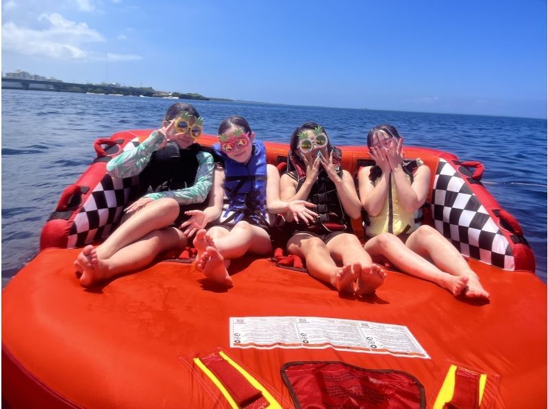 【沖繩宜野灣 / 3小時套餐】暢玩全縣最大的12種水上運動項目，以及無限次浮潛の紹介画像