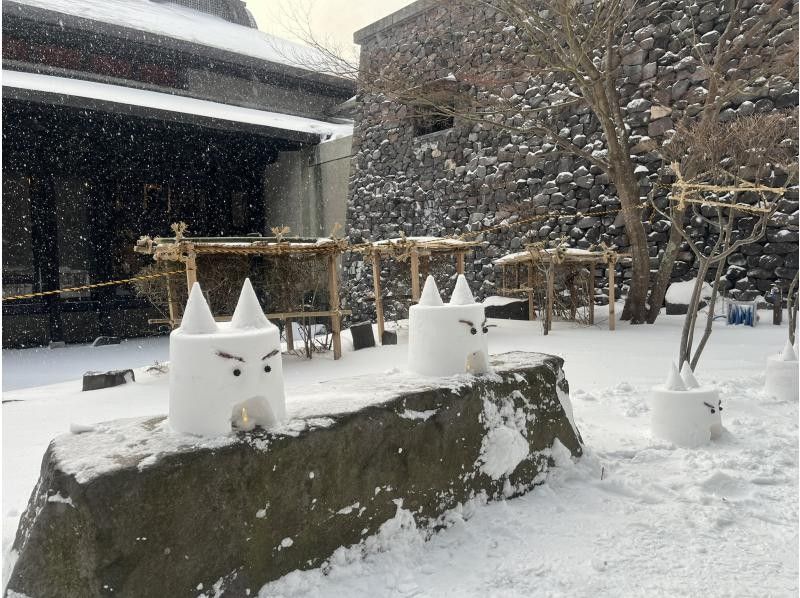 【秋田・男鹿】オリジナルミニかまくら作り体験！の紹介画像