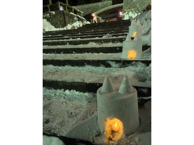 【秋田・男鹿】オリジナルミニかまくら作り体験！の紹介画像