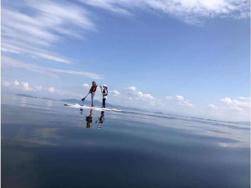 【滋賀・琵琶湖】SUP学割・貸切プラン！-新Wani Base-で水上散歩 レンタル込み！3名様以上(期間限定)の紹介画像