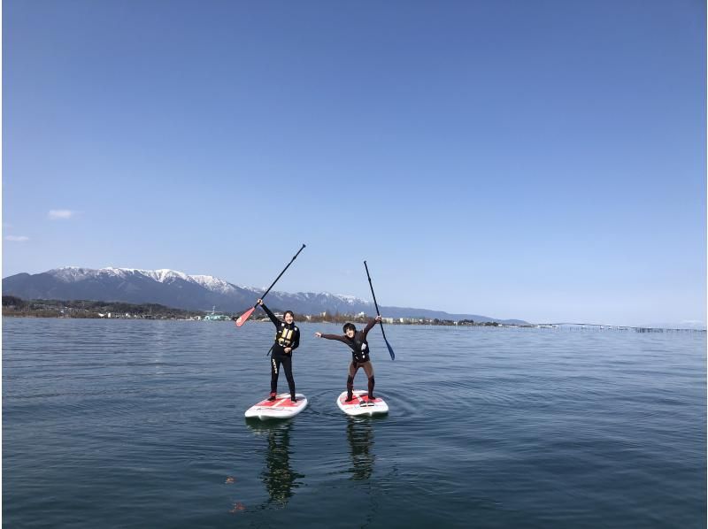 【滋賀・琵琶湖】SUP学割・貸切プラン！-新Wani Base-で水上散歩 レンタル込み！3名様以上(期間限定)の紹介画像