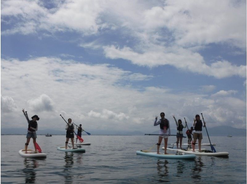 【滋賀・琵琶湖】SUP学割・貸切プラン！-新Wani Base-で水上散歩 レンタル込み！3名様以上(期間限定)の紹介画像