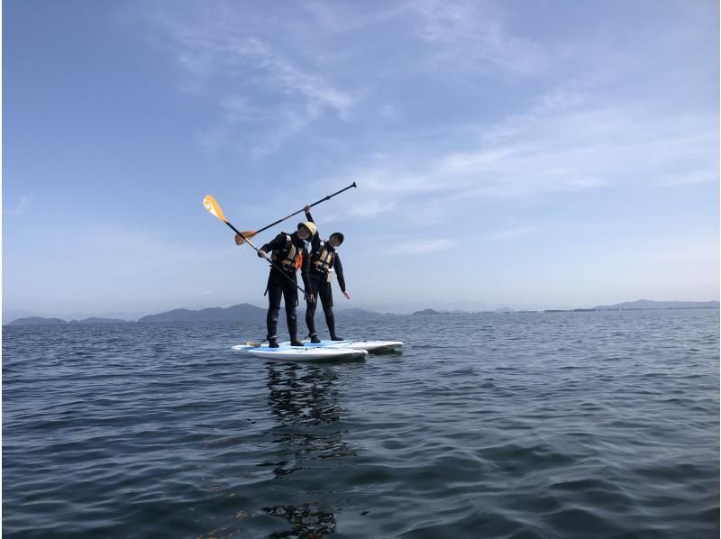 【滋賀・琵琶湖】SUP学割・貸切プラン！-新Wani Base-で水上散歩 レンタル込み！3名様以上(期間限定)の紹介画像