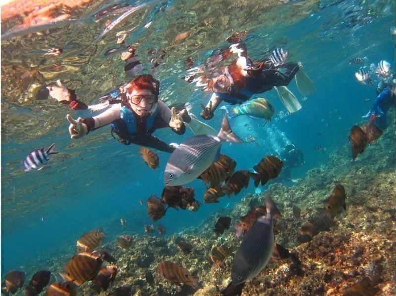 【沖縄/北谷】美ら海シュノーケル◇貸切専属ガイド◇餌あげ無料◇Gopro無料写真動画付き◇初心者歓迎◇最高な沖縄時間をお約束♪の紹介画像