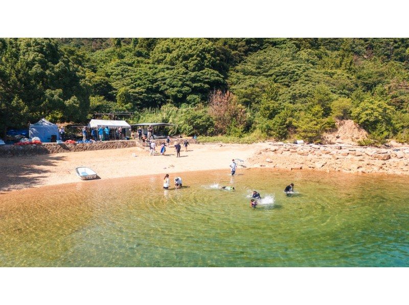 【広島・江田島】瀬戸内海最大の無人島でデイキャンプ〜大自然で遊ぼう！釣り！バーベキュー！の紹介画像