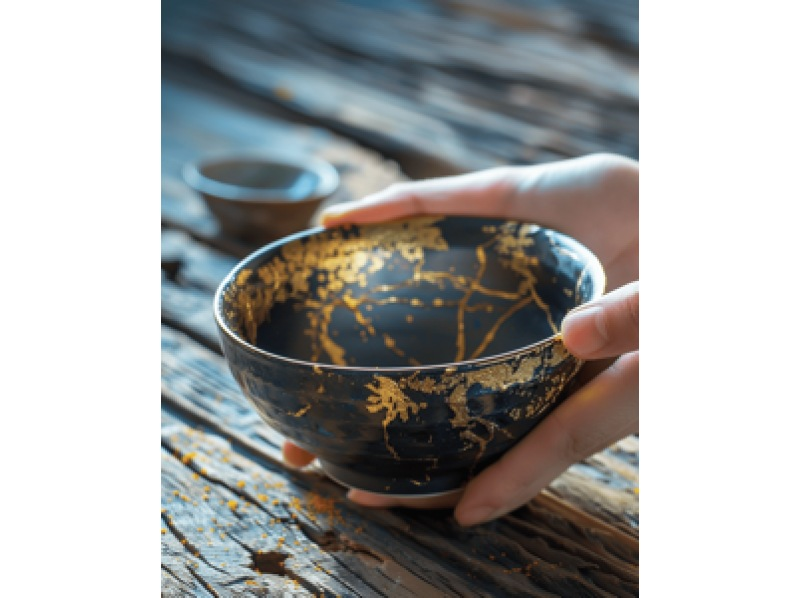 【京都祇園】金繕體驗－用金粉修復陶瓷器皿！與家人朋友一起享受日本傳統工藝！の紹介画像