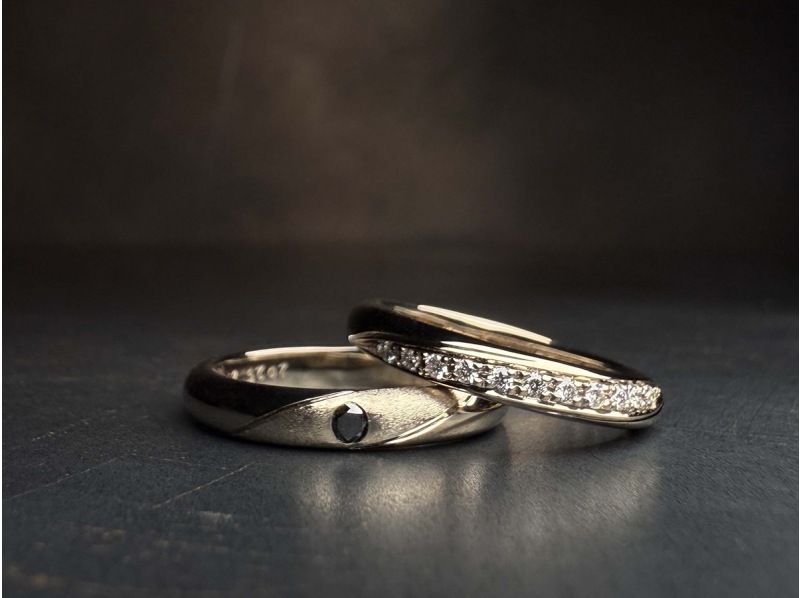 【札幌大通】手作婚戒體驗 | 婚禮當天即可帶回家！在裝飾著投影映射的夢幻工作室中，享受電影般的拍攝體驗。提供2年保固。の紹介画像