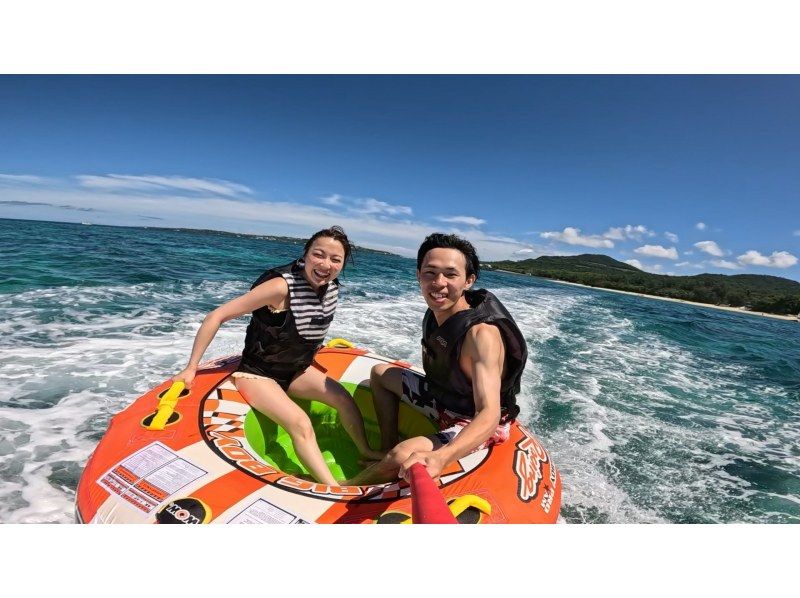 【沖繩北部】四種水上活動，包括香蕉船和彈珠船の紹介画像