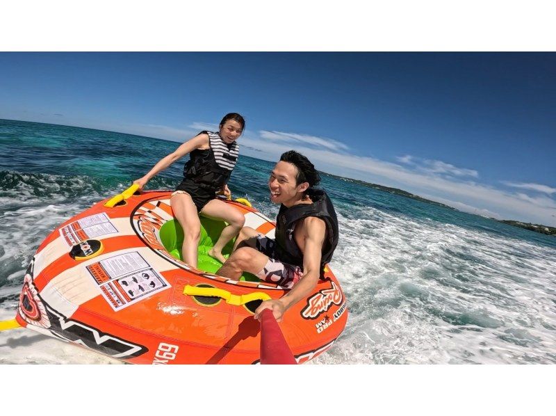 【沖繩北部】四種水上活動，包括香蕉船和彈珠船の紹介画像