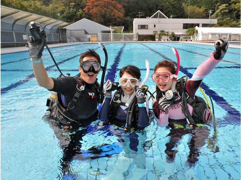 【静岡県・河津/東伊豆】PADIオープンウォーター講習　連続2日間・少人数制　伊豆エリアで旅行に合わせて参加しやすい現地開催プランの紹介画像