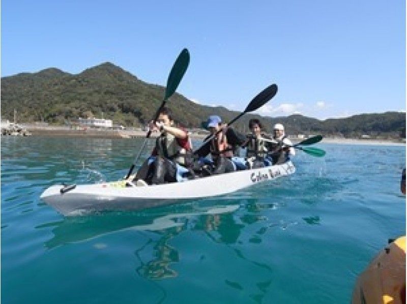 【熊本・天草】初心者でも大丈夫！牛深の美しい海を楽しめます。カヤック体験ツアーの紹介画像