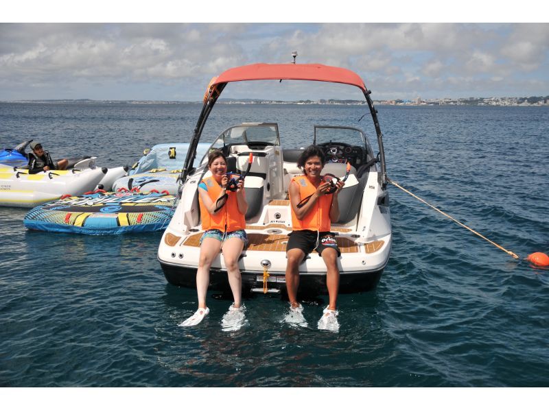 【6歳～OK／ボートでしか行けない！熱帯魚＆サンゴ礁シュノーケル】船上撮影サービス付き／カメラ持込OK♪の紹介画像