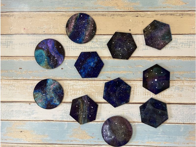 【沖縄・宮古島】宮古島の星空を閉じ込めよう！星空コースターづくり体験☆の紹介画像