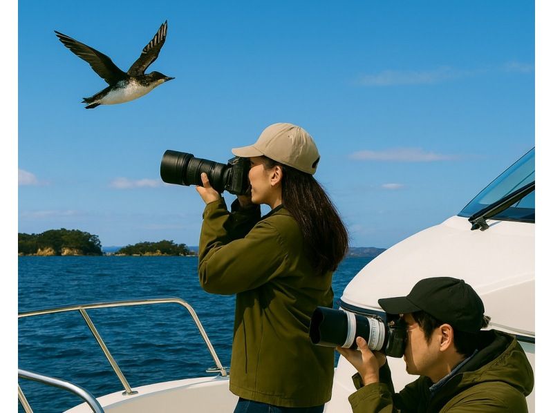 【船から撮る】仙台湾の海鳥・野鳥観察・撮影クルーズ｜5名様まで乗船OK！・貸切プラン♪の紹介画像