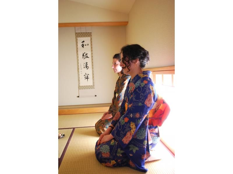 【山梨・小淵沢】着物を着て 本格茶道体験コース （着物レンタル）の紹介画像