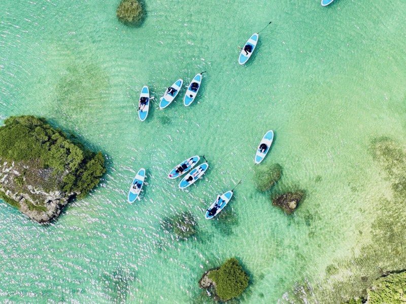 【宮古島】〈ユニの浜SUPツアー〉幻の島【写真データ/レンタル無料】直前予約OK！の紹介画像