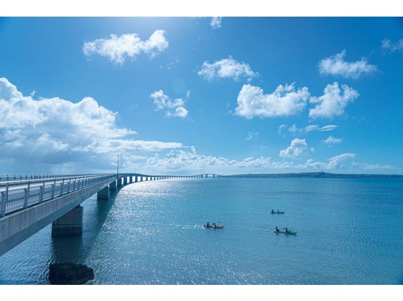 【宮古島】〈体験カヤック〉伊良部大橋をくぐろう！【写真データ/レンタル無料】直前予約OK！の紹介画像