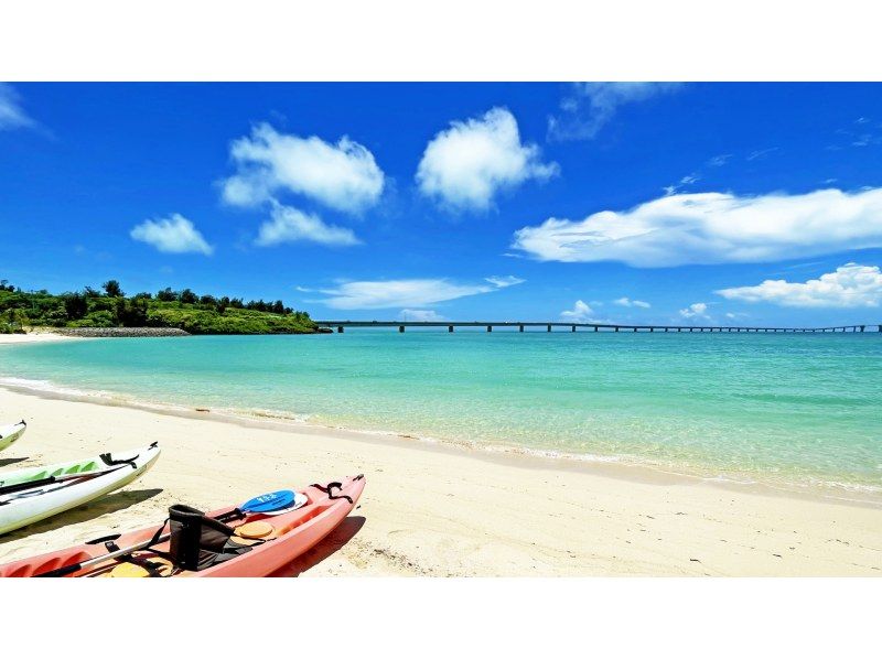 【宮古島】〈体験カヤック〉伊良部大橋をくぐろう！【写真データ/レンタル無料】直前予約OK！の紹介画像