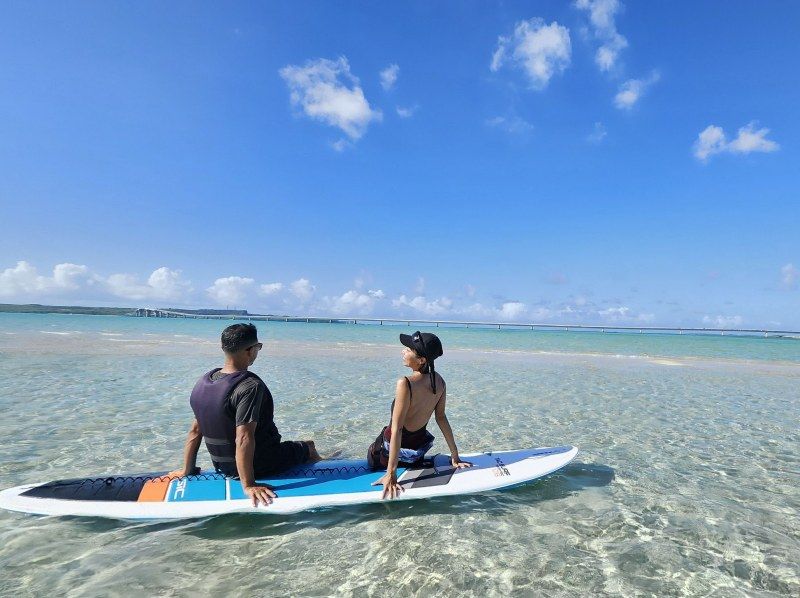 【宮古島】〈ユニの浜SUPツアー〉60歳～75歳の方だけの安心ツアー！【写真データ/レンタル無料】直前予約OK！の紹介画像