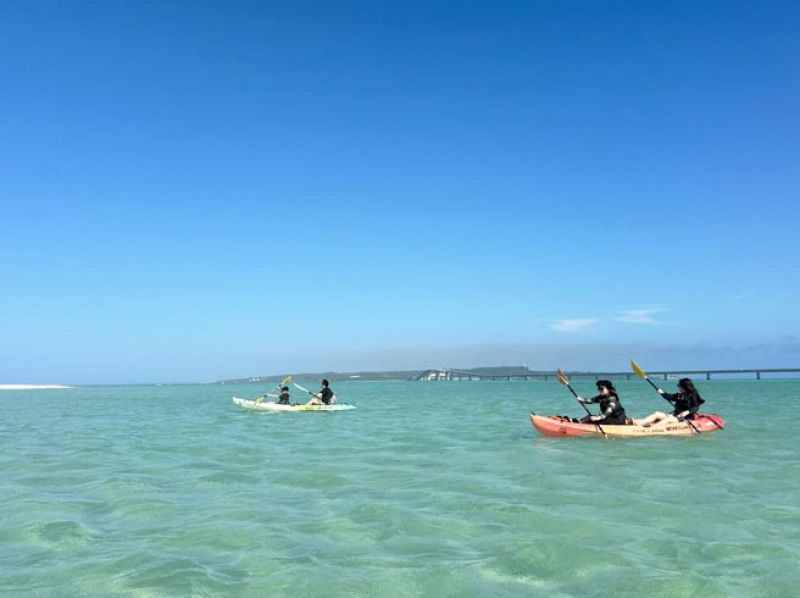 【宮古島】〈ユニの浜カヤックツアー〉60歳～75歳の方だけの安心ツアー！【写真データ/レンタル無料】直前予約OK！の紹介画像