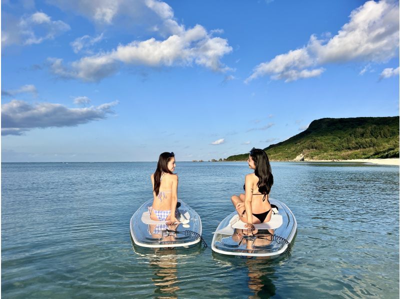 宮古島《旅のスキマに◎ 》60分で宮古ブルー【クリアSUP体験】｜初心者OK・当日予約可・写真データ無料の紹介画像