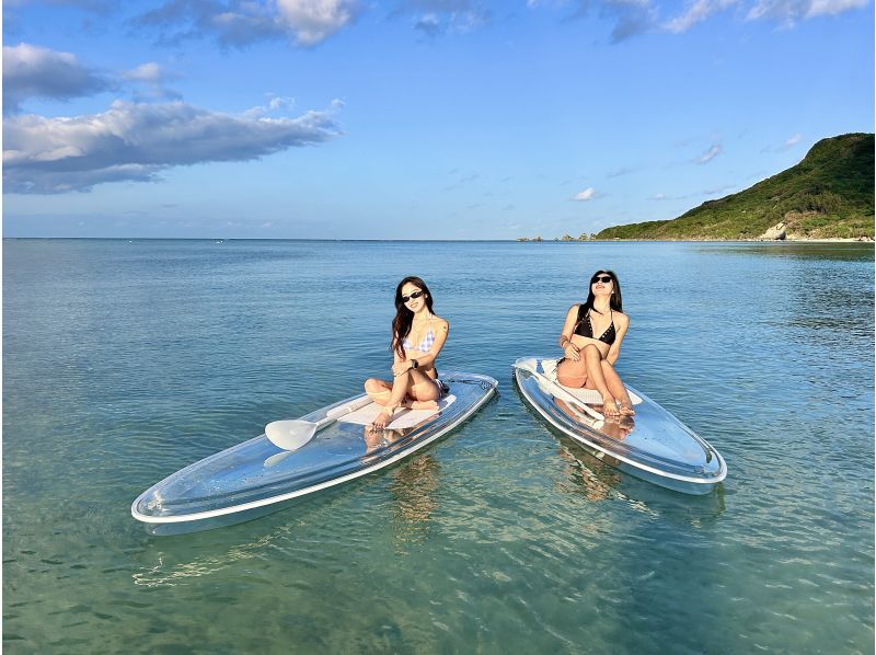 宮古島《旅のスキマに◎ 》60分で宮古ブルー【クリアSUP体験】｜初心者OK・当日予約可・写真データ無料の紹介画像