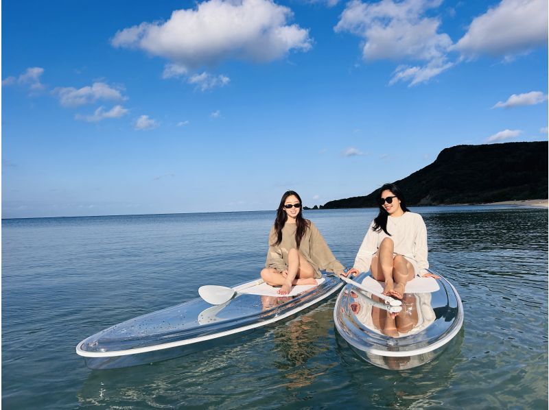 宮古島《旅のスキマに◎ 》60分で宮古ブルー【クリアSUP体験】｜初心者OK・当日予約可・写真データ無料の紹介画像