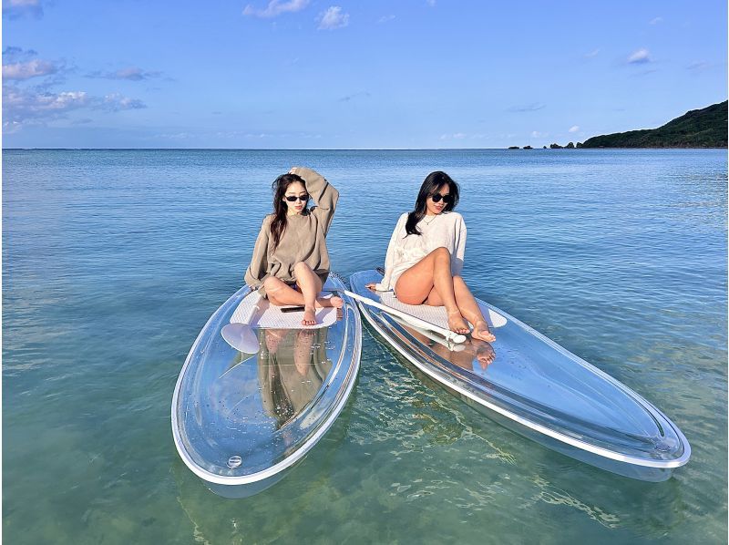 宮古島《旅のスキマに◎ 》60分で宮古ブルー【クリアSUP体験】｜初心者OK・当日予約可・写真データ無料の紹介画像