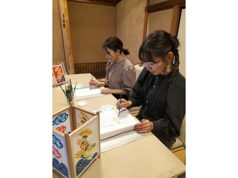 【秋田・能代】能代の夏祭り「能代七夕 天空の不夜城」《世界に一つだけ》絵付け体験　～アートフレーム～の紹介画像