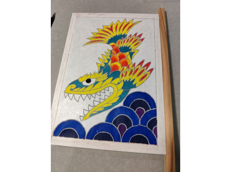 【秋田・能代】能代の夏祭り「能代七夕 天空の不夜城」《世界に一つだけ》絵付け体験　～アートフレーム～の紹介画像