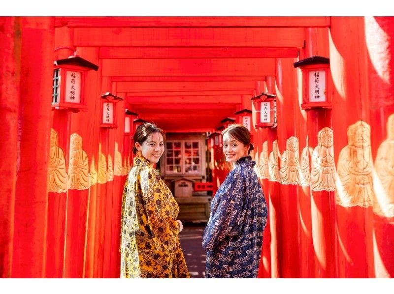 【沖縄・那覇】琉装で沖縄の街を歩こう！オリジナル琉装レンタル「1日楽しめる長時間プラン」の紹介画像