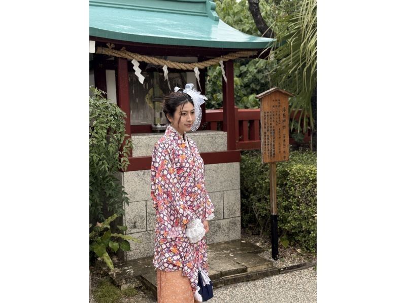 【沖縄・那覇】琉装で沖縄の街を歩こう！オリジナル琉装レンタル「1日楽しめる長時間プラン」の紹介画像