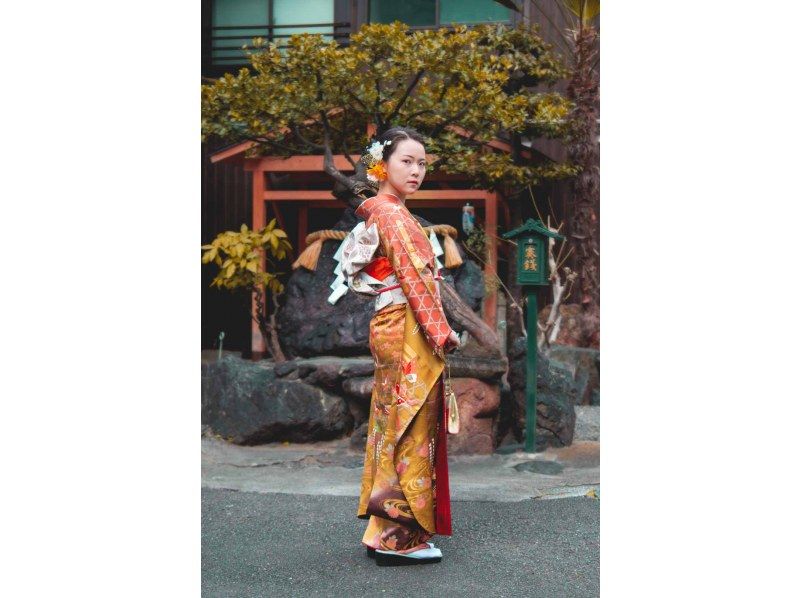 【京都・四条駅】振袖レンタル1日プラン♪華やかに変身＆手ぶらOK！の紹介画像