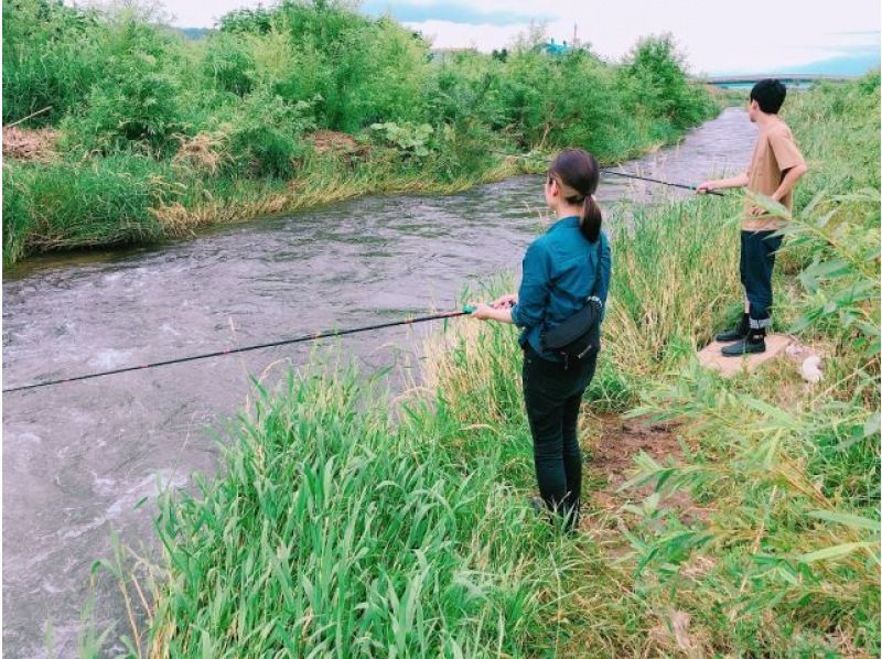 ≪体験時間約2時間≫　渓流フィッシング　～トマムで気軽に渓流体験～の紹介画像