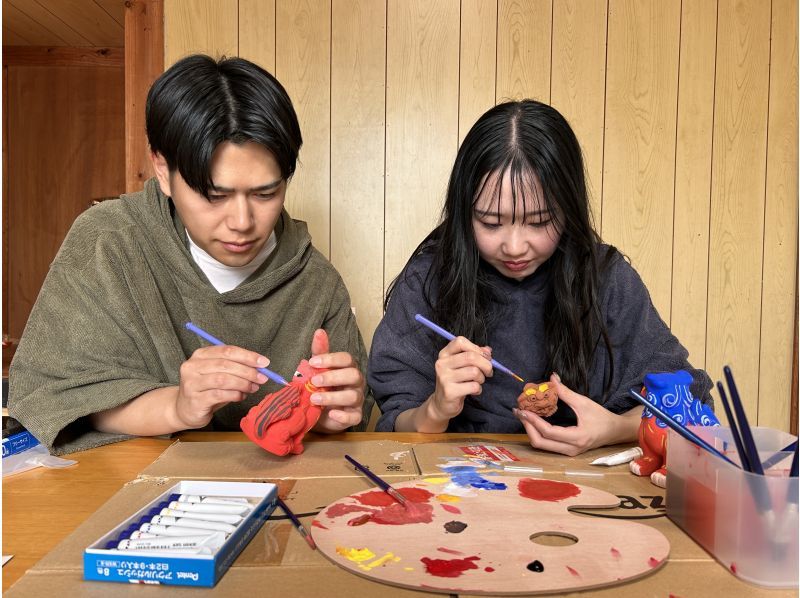 【沖縄・宮古島】シーサー絵付け体験｜約60〜120分・当日予約OK・室内体験《雨でも楽しめる◎》の紹介画像