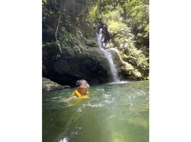 【沖縄・本島北部（やんばる）】癒しの滝でジャングルレッキング｜家族・カップルにおすすめ♪【ライフジャケット・マリンシューズ無料レンタル】の紹介画像